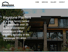 Tablet Screenshot of keystonepainters.com